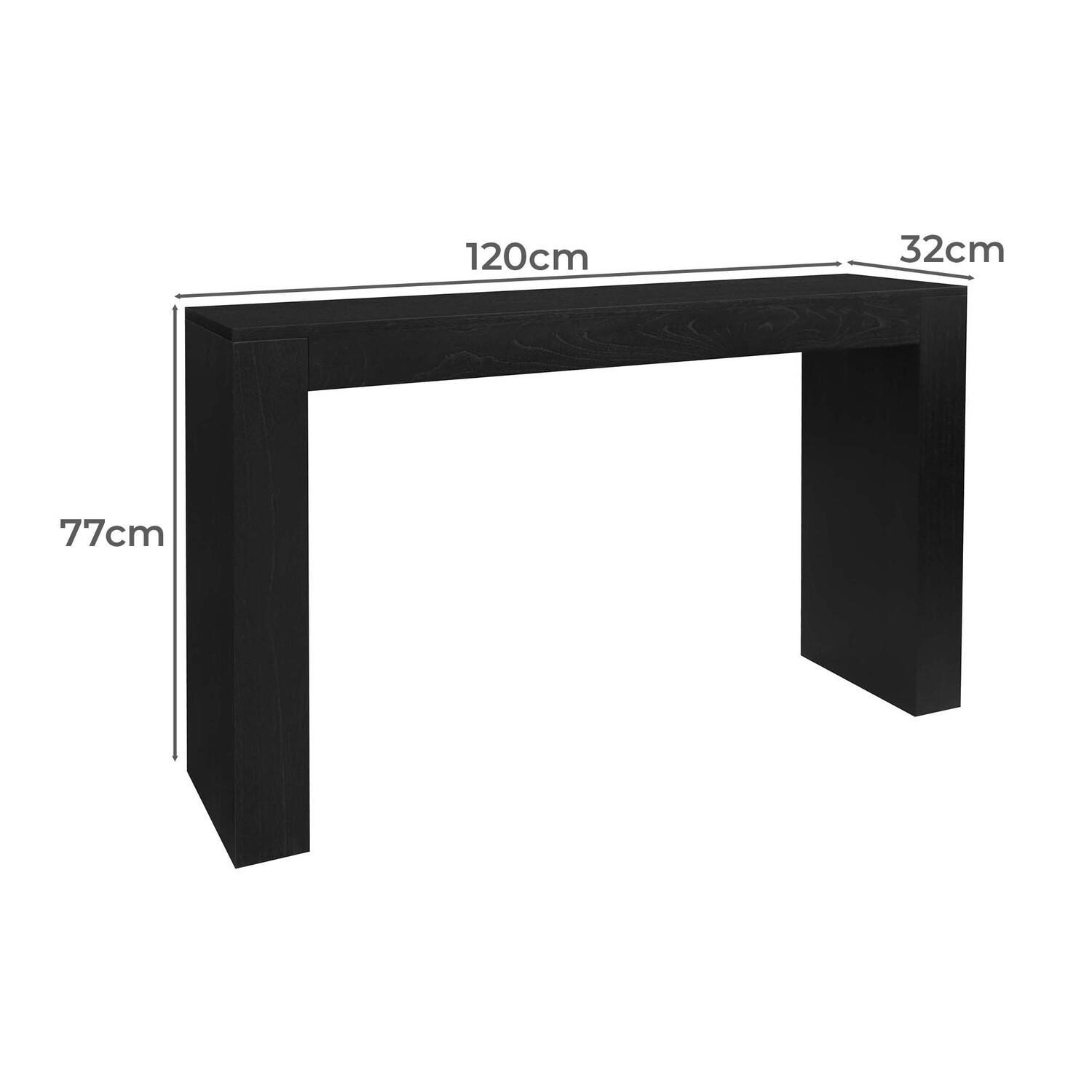 Derek Mindi Wood Console Table