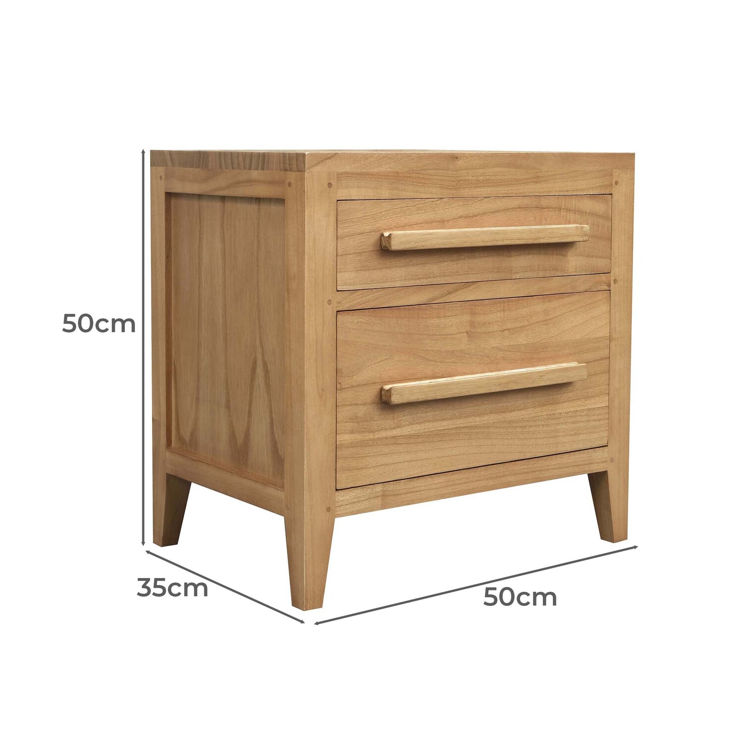Avila Mindi Wood Bedside Table