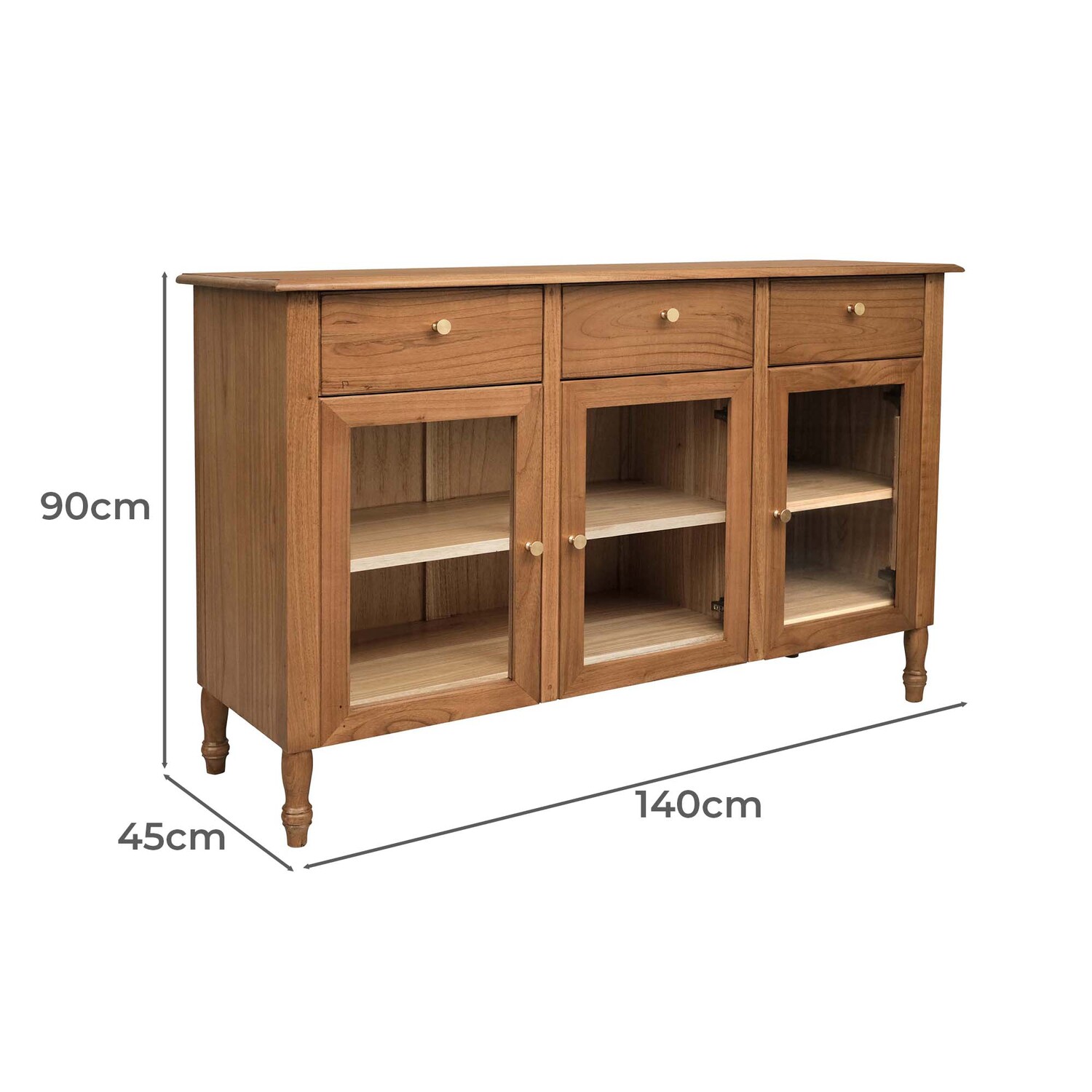 Keisha Mindi Wood Sideboard