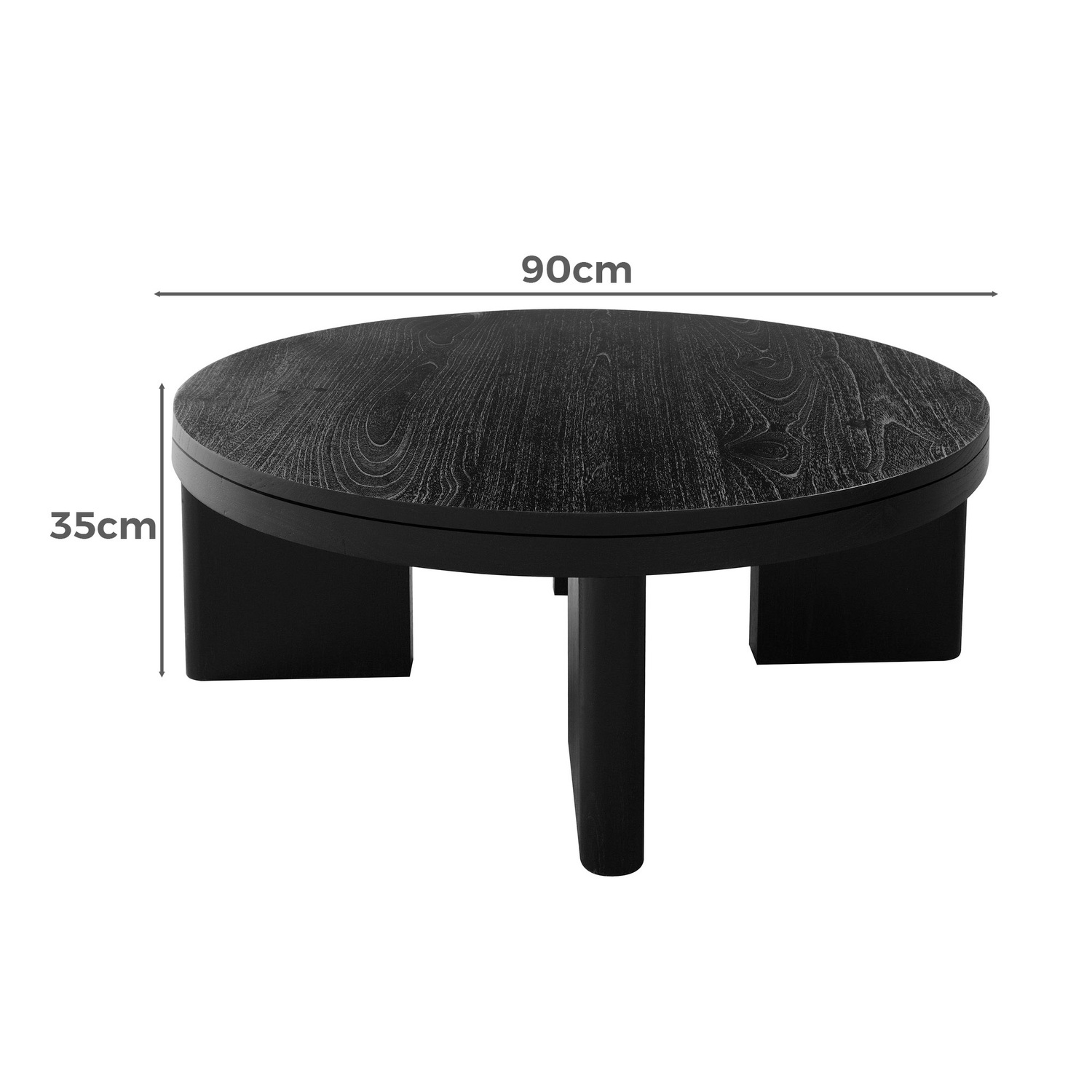 Caius Mindi Wood Coffee Table