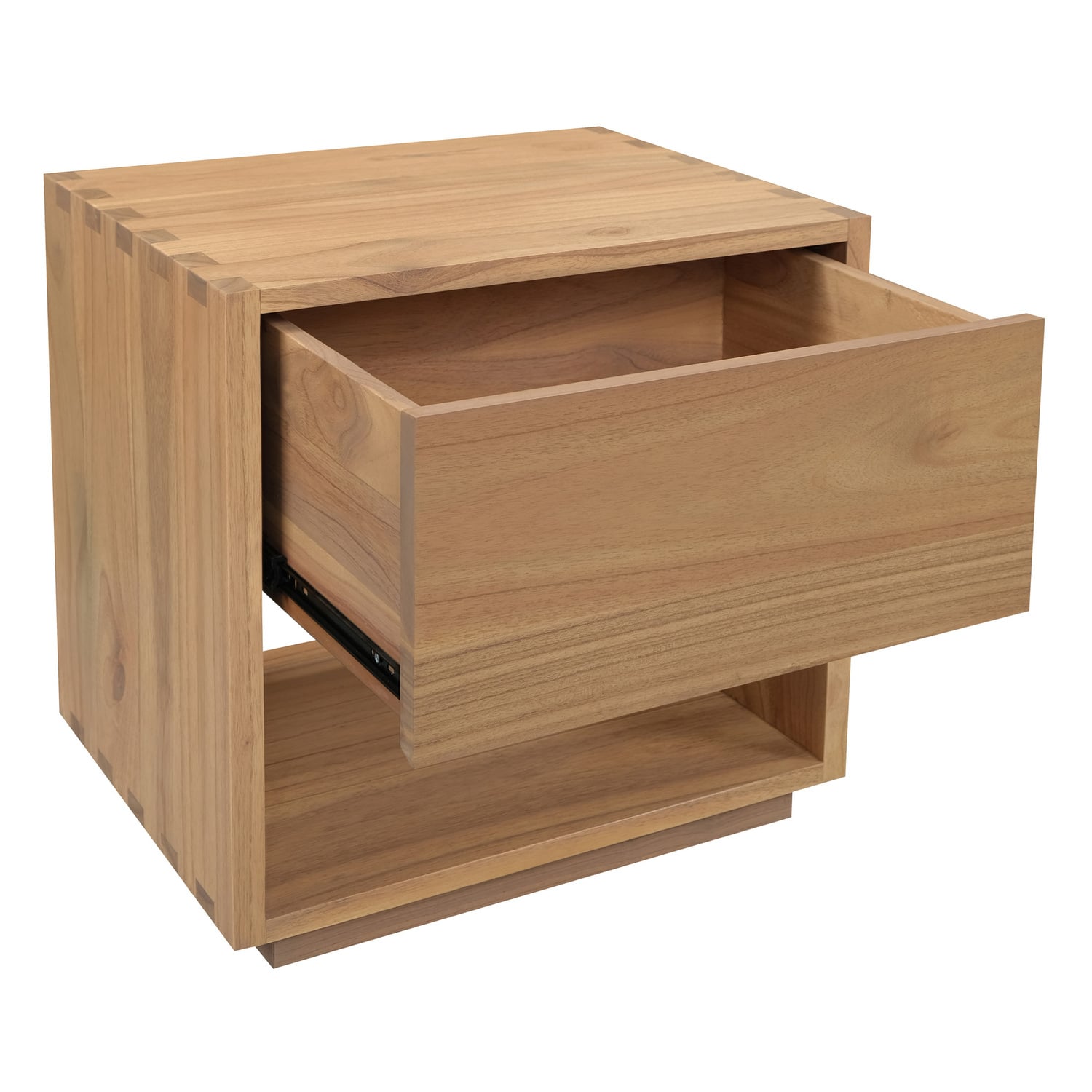 Elylis Cedar Wood Bedside Table
