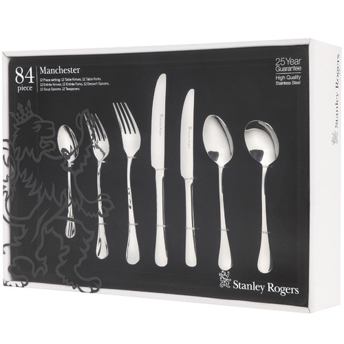 84 Piece Manchester Cutlery Set