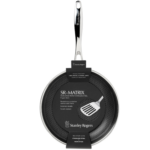Sr-Matrix 26cm Stainless Steel Fry Pan
