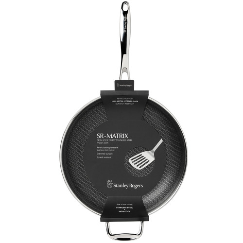 Sr-Matrix 32cm Stainless Steel Fry Pan