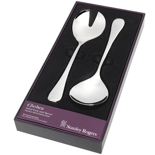 Stanley Rogers 2 Piece Chelsea Stainless Steel Salad Server Set