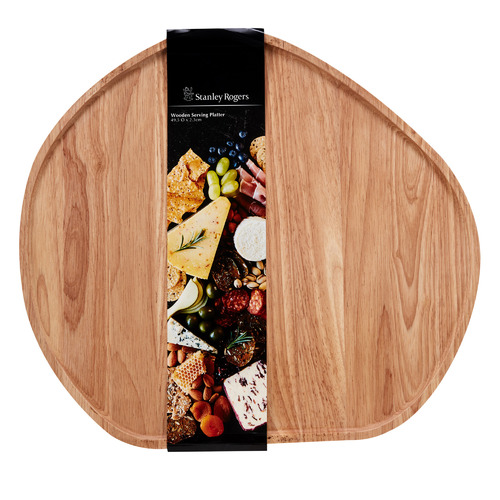 49.5cm Wooden Serving Platter