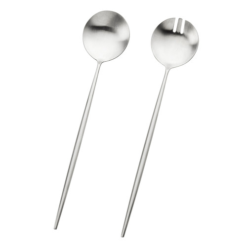 2 Piece Piper Satin Salad Server Set