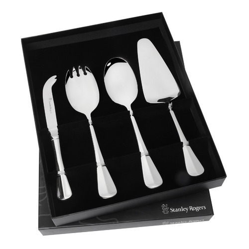 4 Piece Baguette Stainless Steel Hostess Set