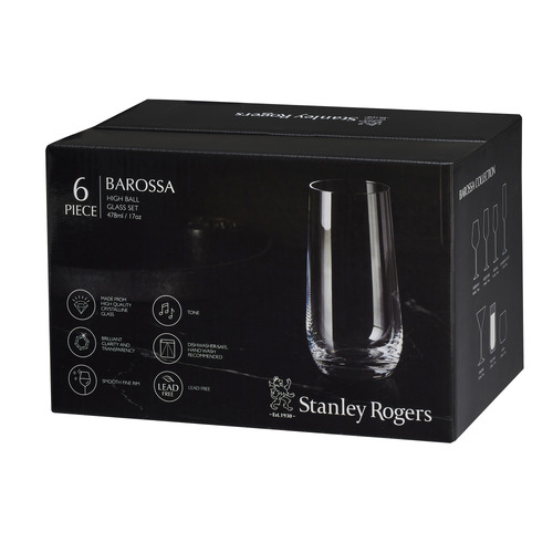 Stanley Rogers Barossa 478ml Highball Glasses