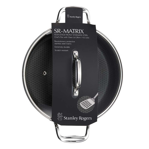 Matrix 28cm Stainless Steel Chefs Pan