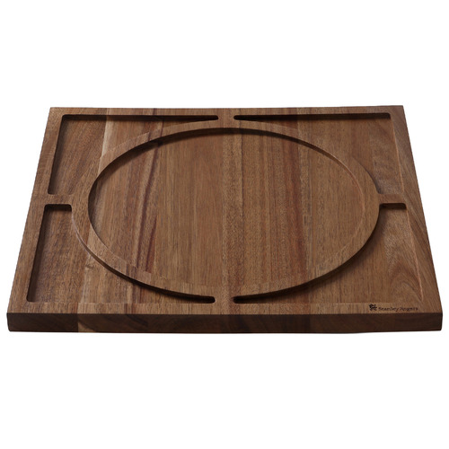3 Piece Acacia Wood Modular Serving Board Set