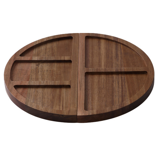 3 Piece Acacia Wood Modular Serving Board Set