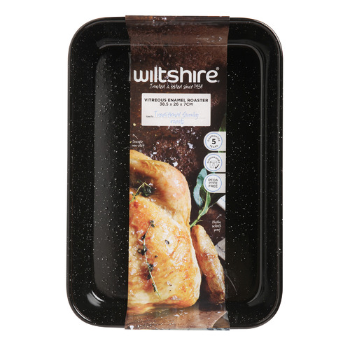 40.5cm Vitreous Enamel Roast Pan