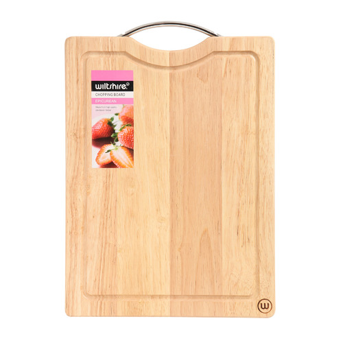 Wiltshire Epicurean 43cm Rubberwood Chopping Board | Temple & Webster