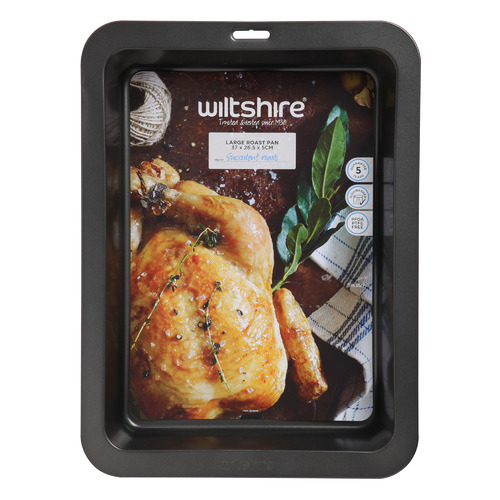 Black 42.2cm Roast Pan
