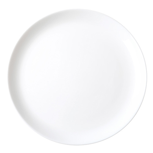 12 Piece White Coupe Glassware Dinner Set