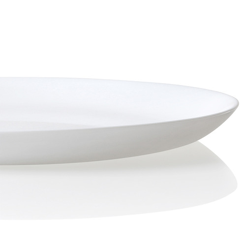 12 Piece White Coupe Glassware Dinner Set