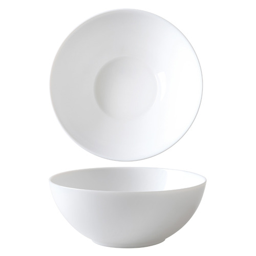12 Piece White Coupe Glassware Dinner Set