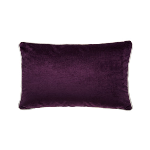 purple velvet cushions