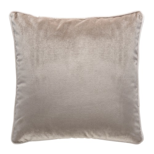 Coffee Luxury Piped Velvet Cushion Temple & ster