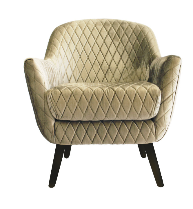 Quilted-Velvet-Club-Chair-with-Black-Legs