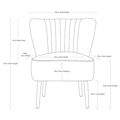 Blue Grey Slipper Chair with Wooden Legs