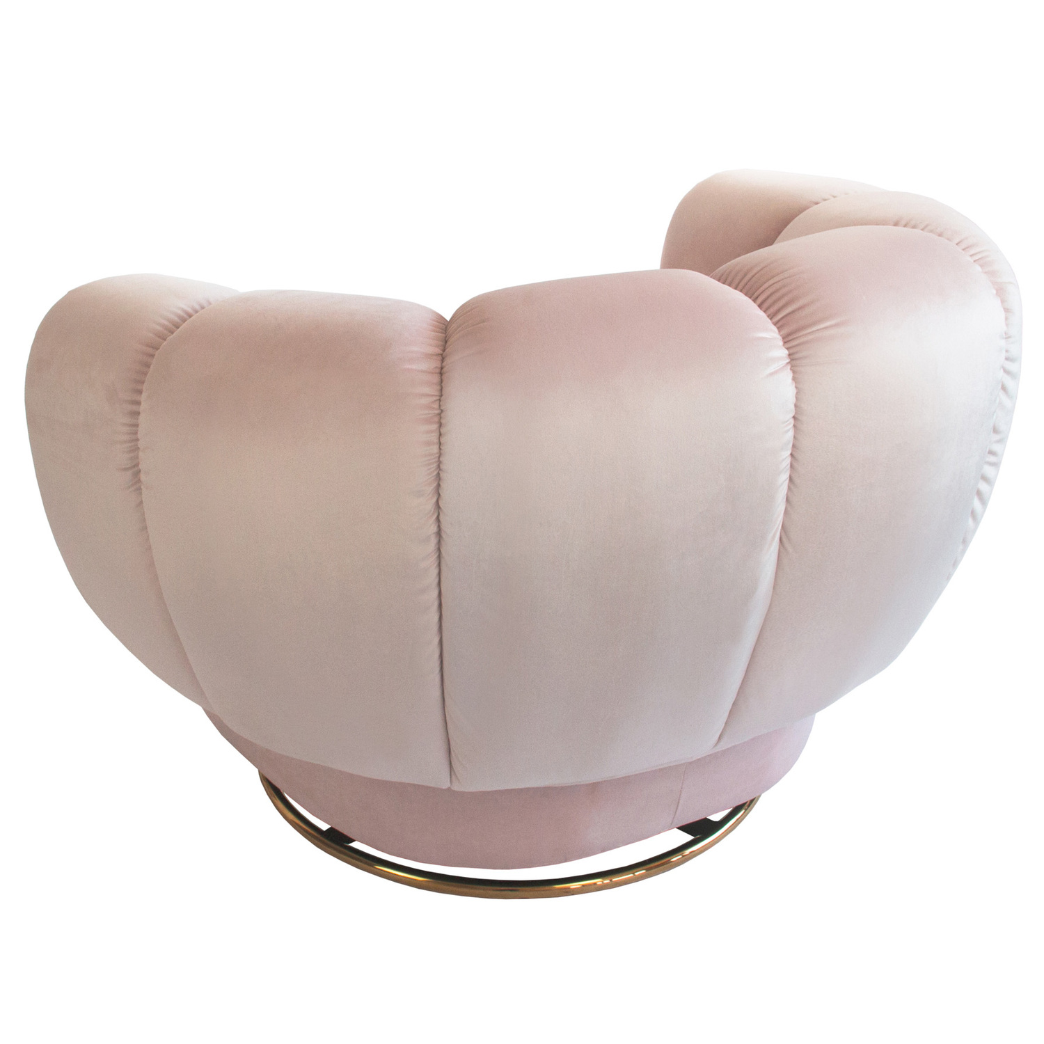 Steinmann Velvet Swivel Armchair