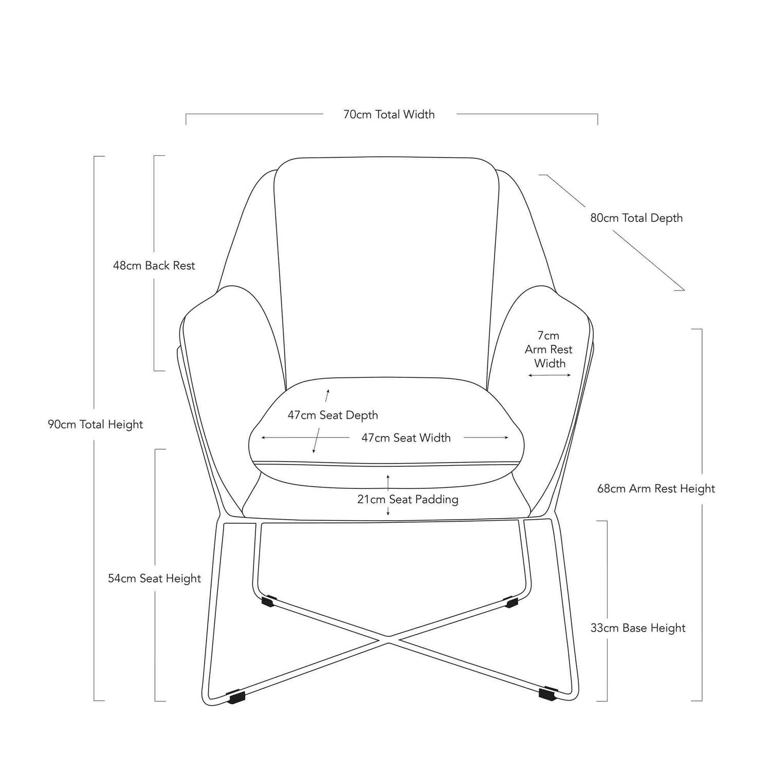 Dover Velvet Dining Chair
