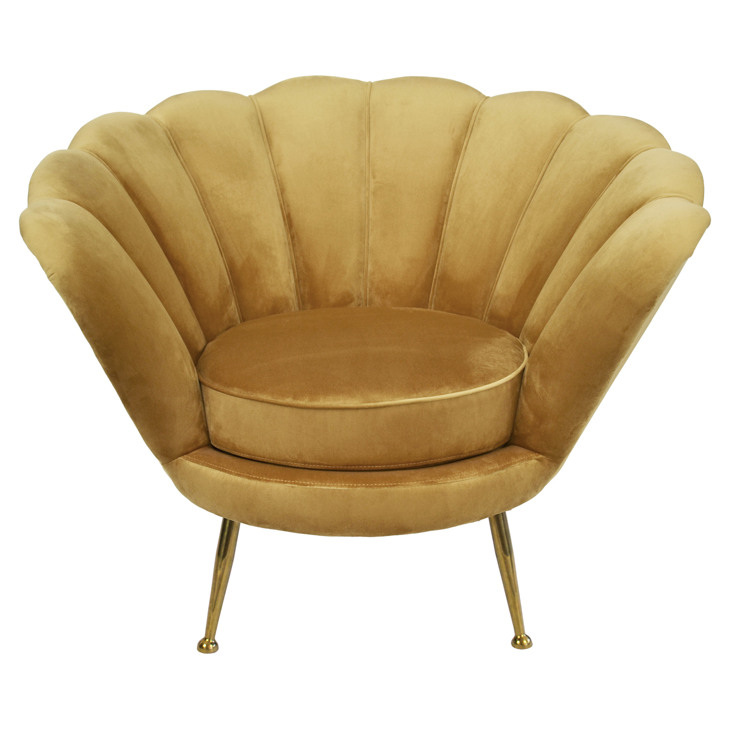 Charlemagne Velvet Armchair