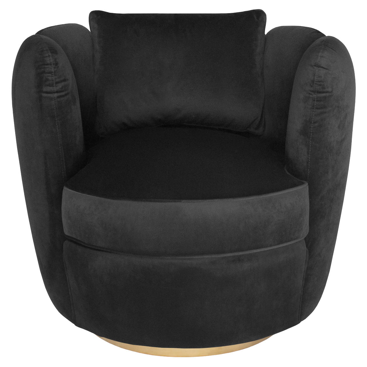 Rochester Velvet Swivel Armchair