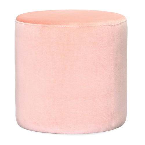 Brooklyn and Bella Small Velvet Ottoman | Temple & Webster