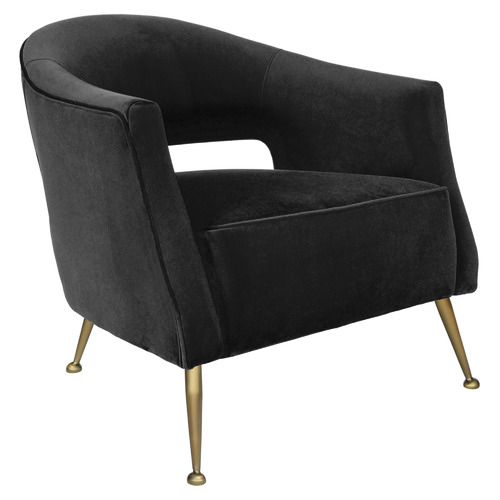 Imilia Velvet Armchair | Temple & Webster