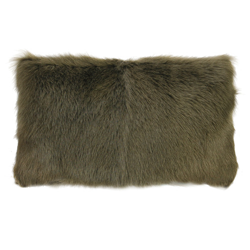 Rectangular Goat Fur Cushion