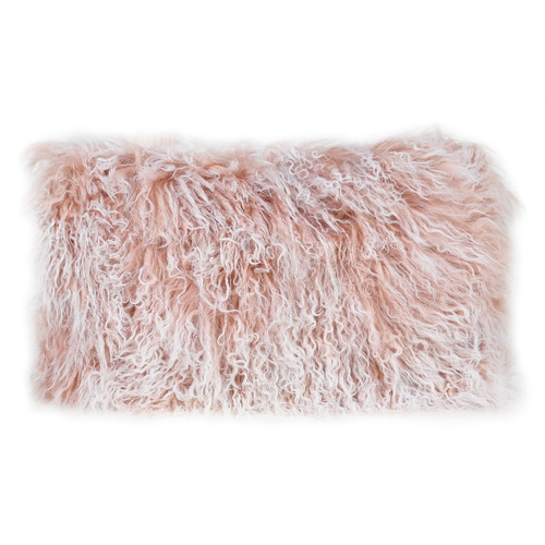 Snowflake Rectangular Sheep Skin Cushion