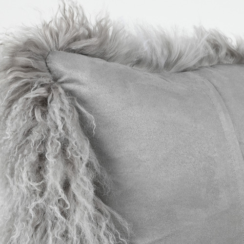 Snowflake Rectangular Sheep Skin Cushion