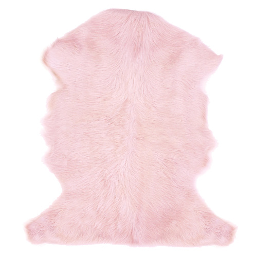 Orchid Goat Hide Throw