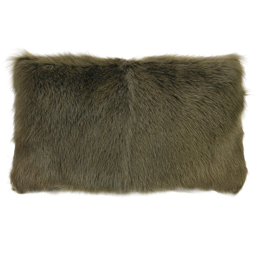 Rectangular Goat Fur Cushion