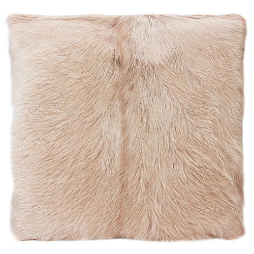 Blonde Goat Fur Cushion