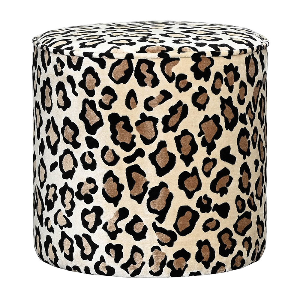W40cm Leopard Naya Ottoman