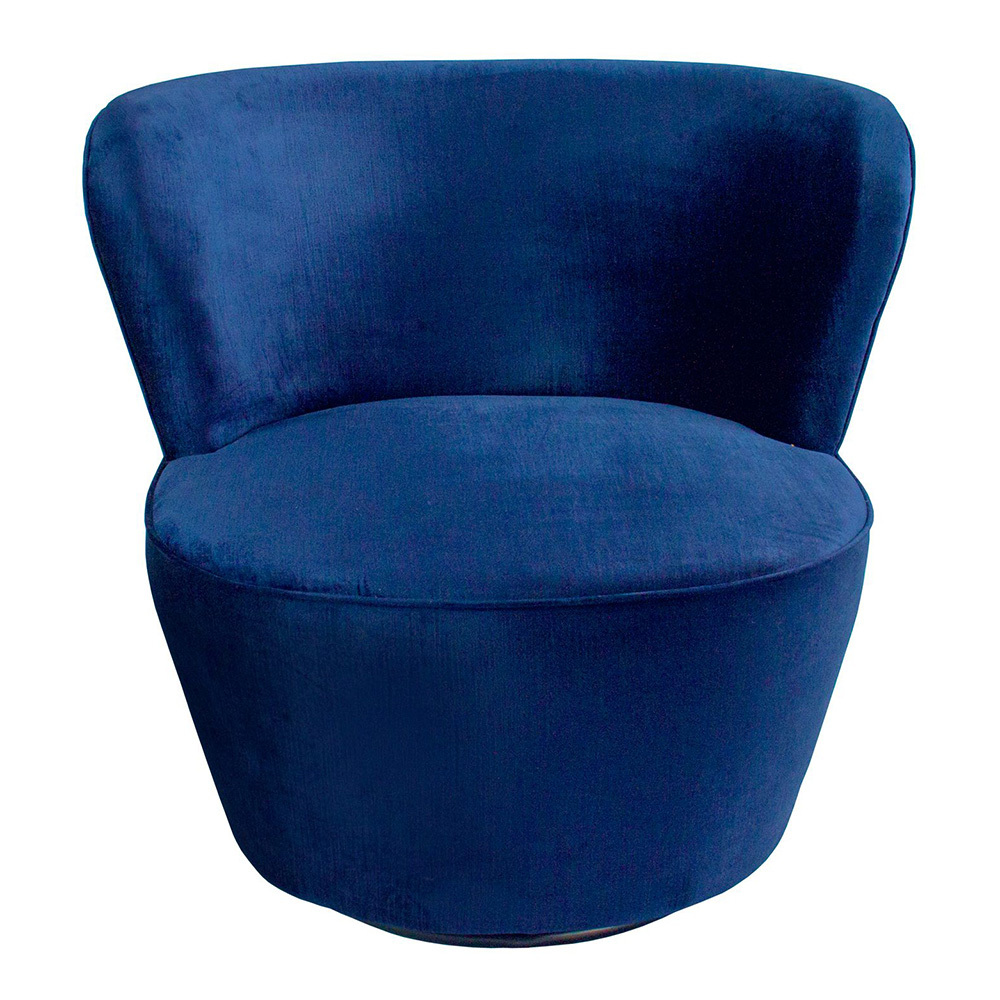 Raeley Velvet Swivel Chair