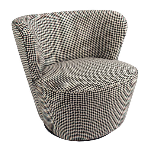 Houndstooth Raeley Swivel Chair
