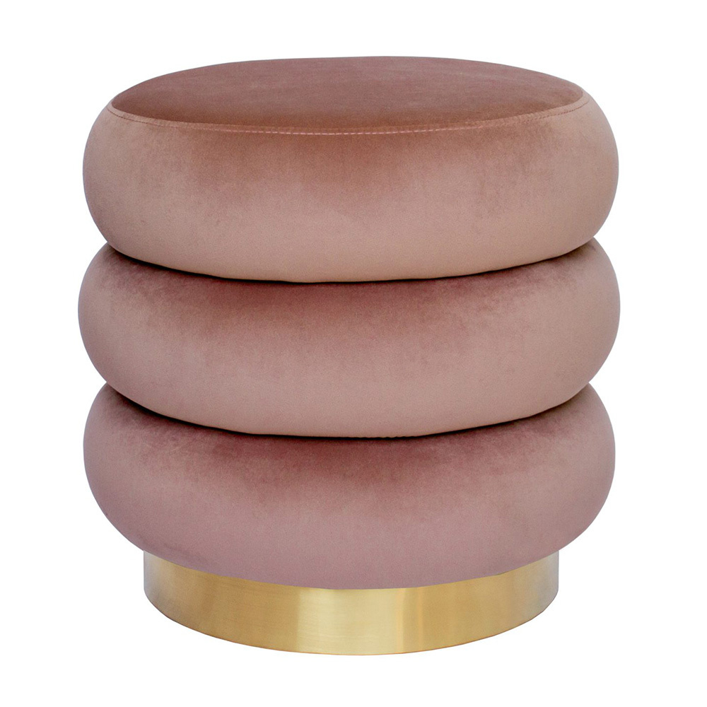Quinn Velvet Ottoman