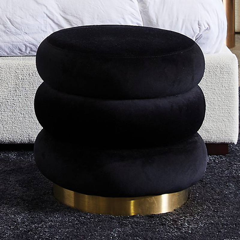 Quinn Velvet Ottoman