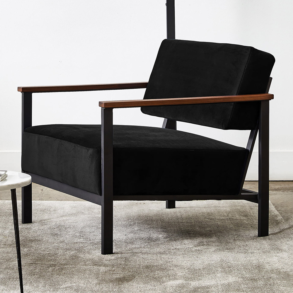 Dominic Velvet Armchair