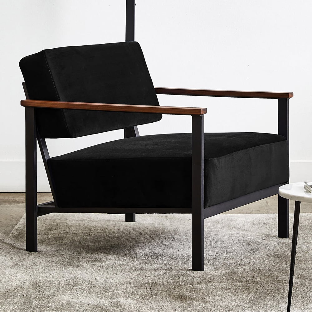 Dominic Velvet Armchair