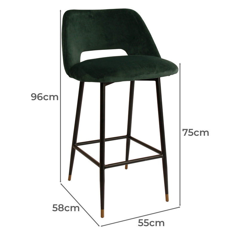 Presley Velvet Barstool