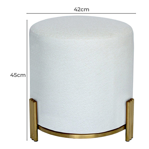 Annalise Velvet Upholstered Ottoman