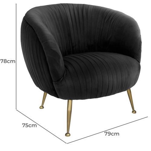 Aphelios Velvet Armchair