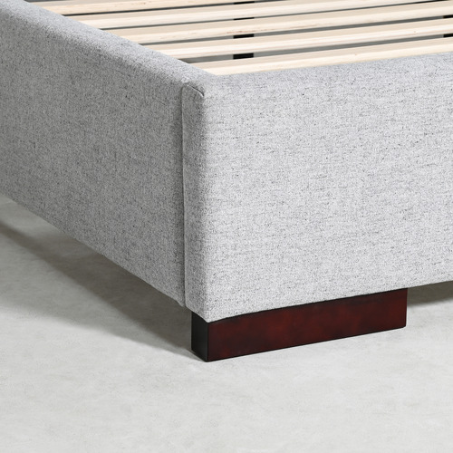 Paloma Grey Aubin Upholstered Bed