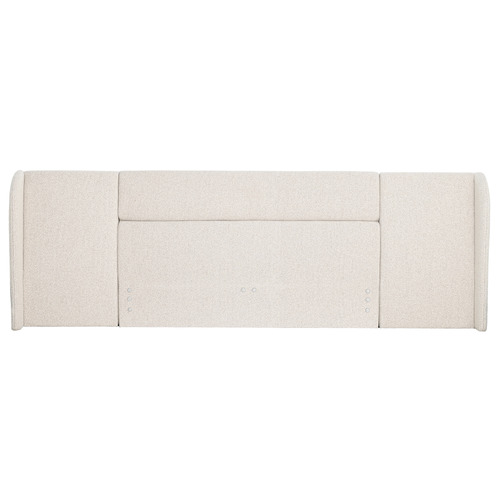 Aubin Upholstered Queen Headboard with Wing